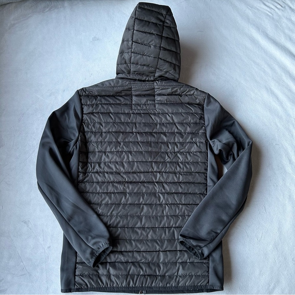 Produkt ~ Quilted Zip Front Hooded Jacket ~ Black ~ Men’s Size Small - Picture 4 of 14